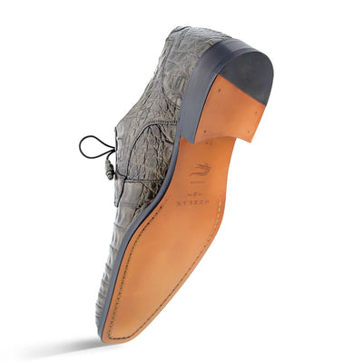 Mezlan Men's Crocodile Lace Up Anderson Shoes