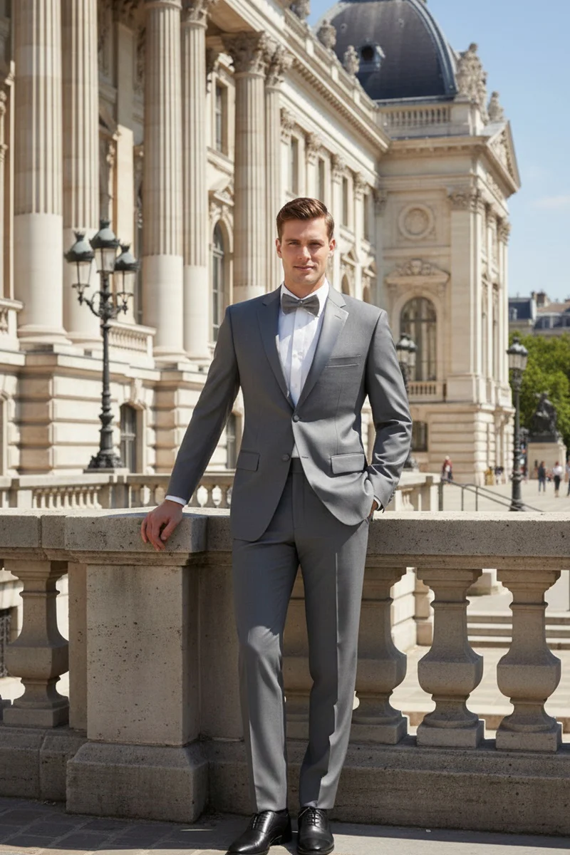 Grey Vinci Tuxedo