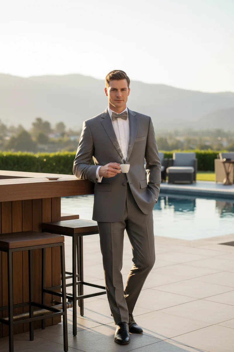 Grey Vinci Tuxedo