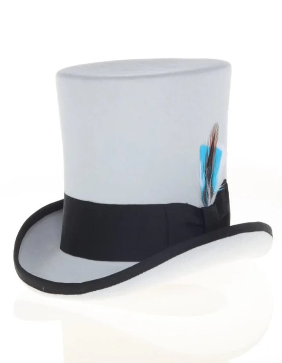 Victorian Steampunk Dress Hat - Loden Felt