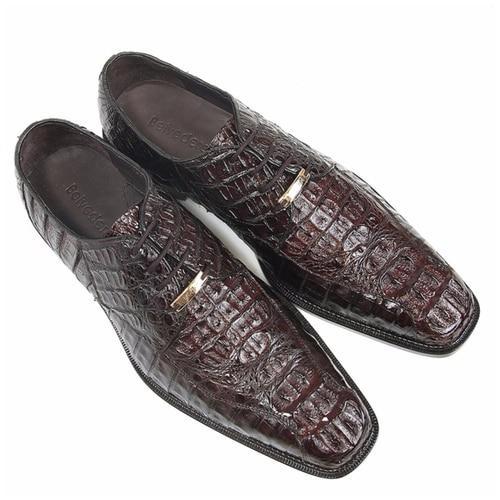 Belvedere Chapo Crocodile Hornback Oxfords