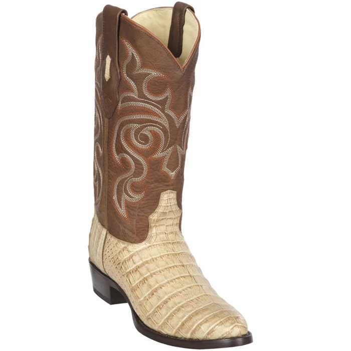 Honey Caiman Belly R-Toe Dress Cowboy Boots