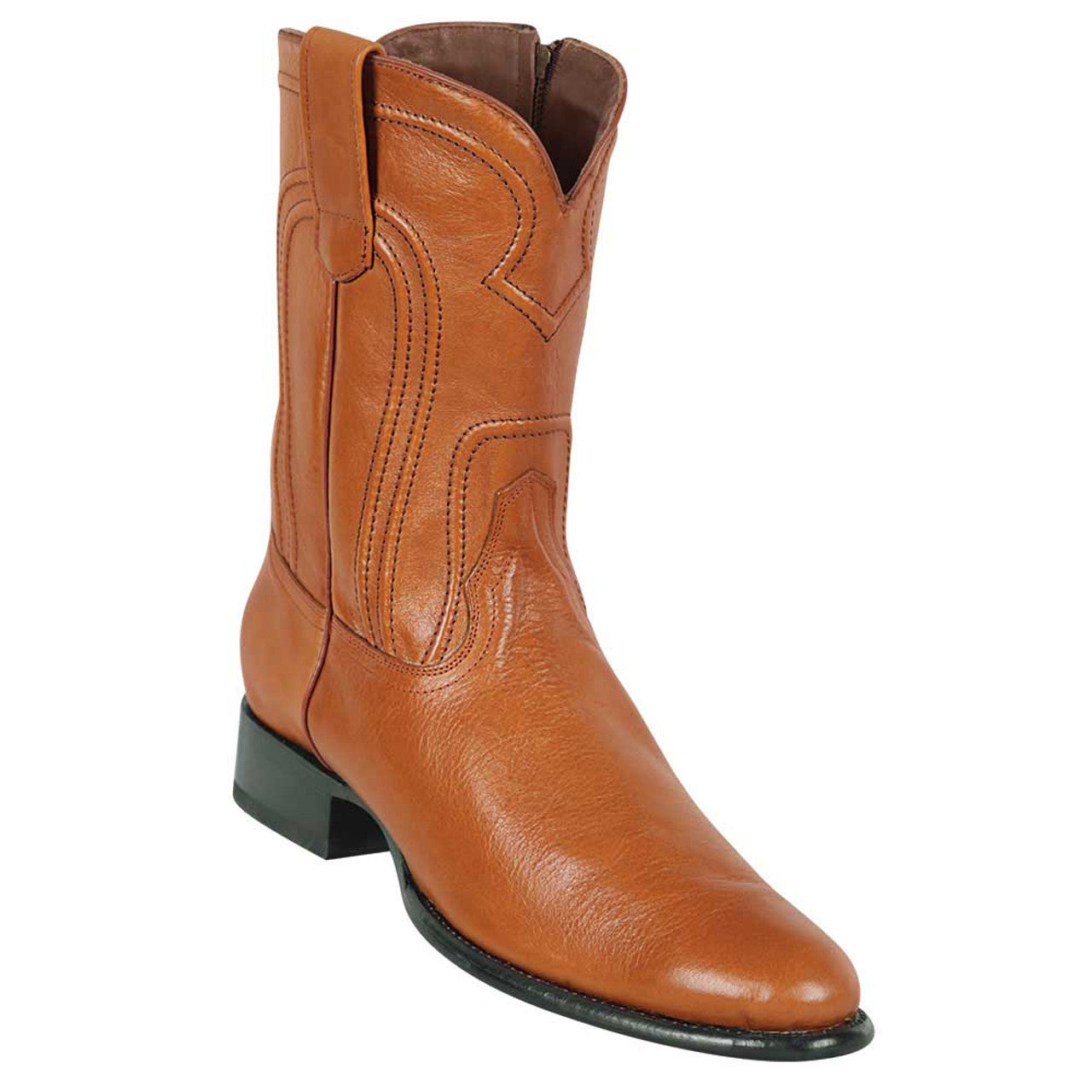 Belmont Honey Leather Roper Toe Boot by Los Altos
