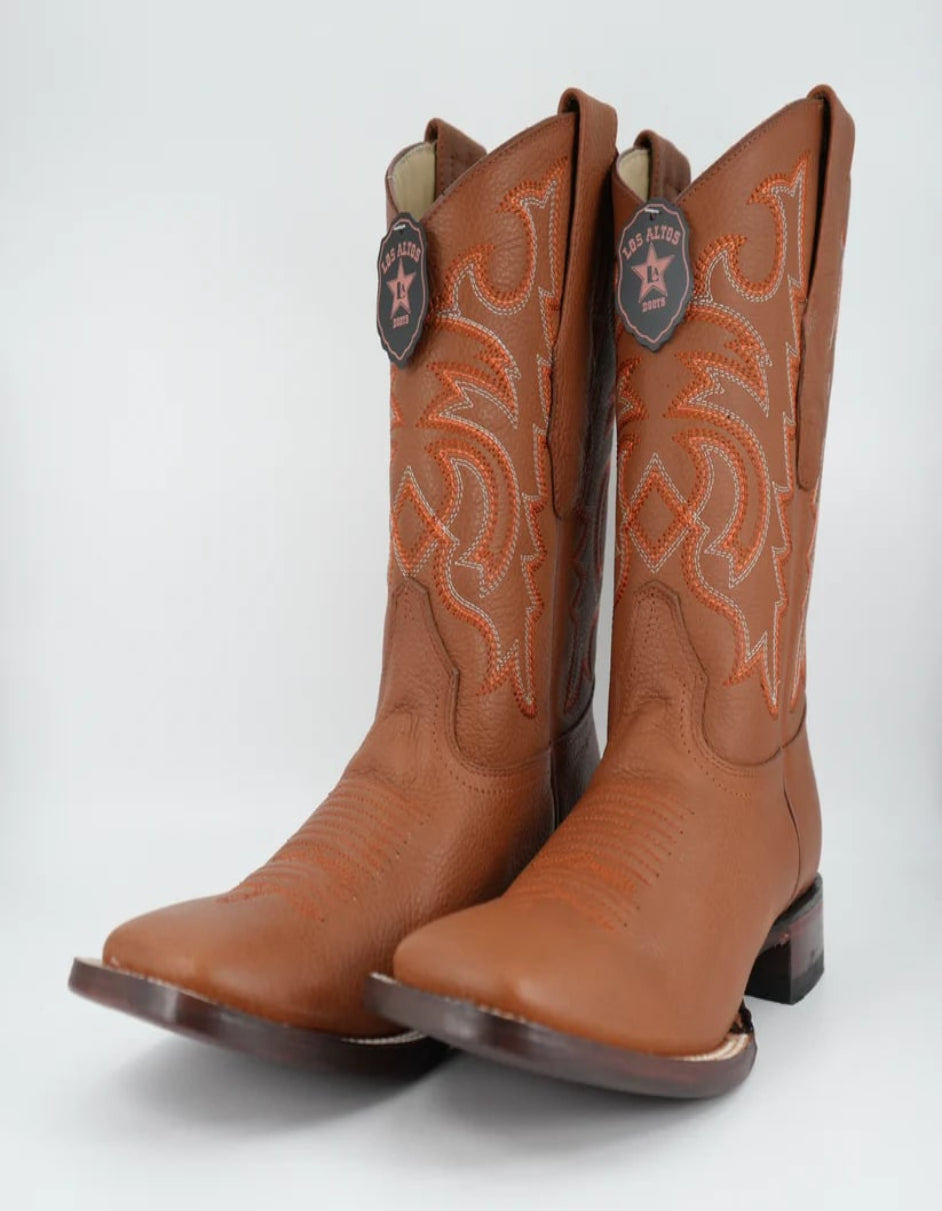 Los Altos Grisly Honey Wide Square Toe Boot