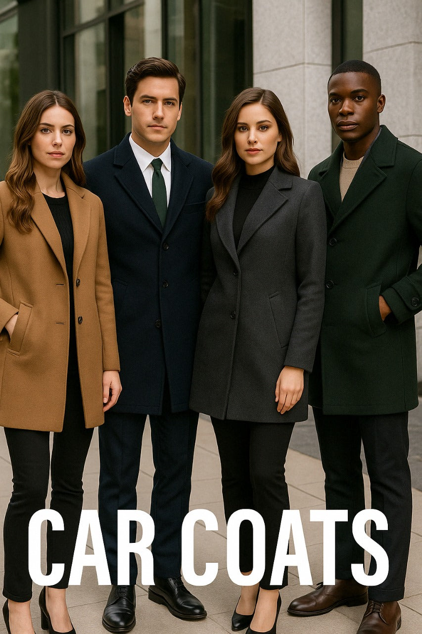 Car Coats – Men’s Mid-Length Wool and Cotton Jackets for Everyday Casual and Commuter Wear 2025