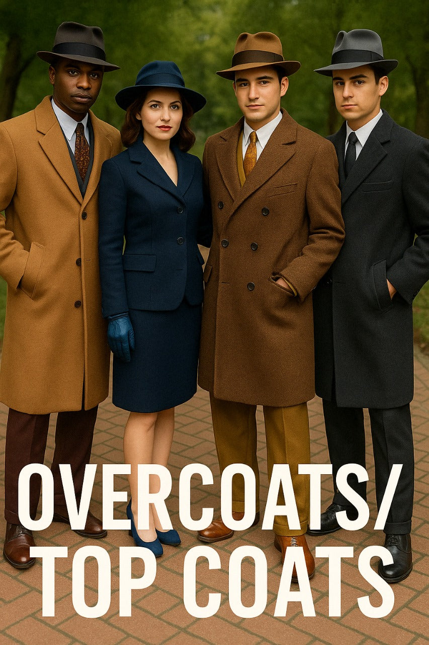 Overcoats/Top Coats – Men’s Long Wool and Cashmere Coats for Winter, Business, and Formal Wear 2025