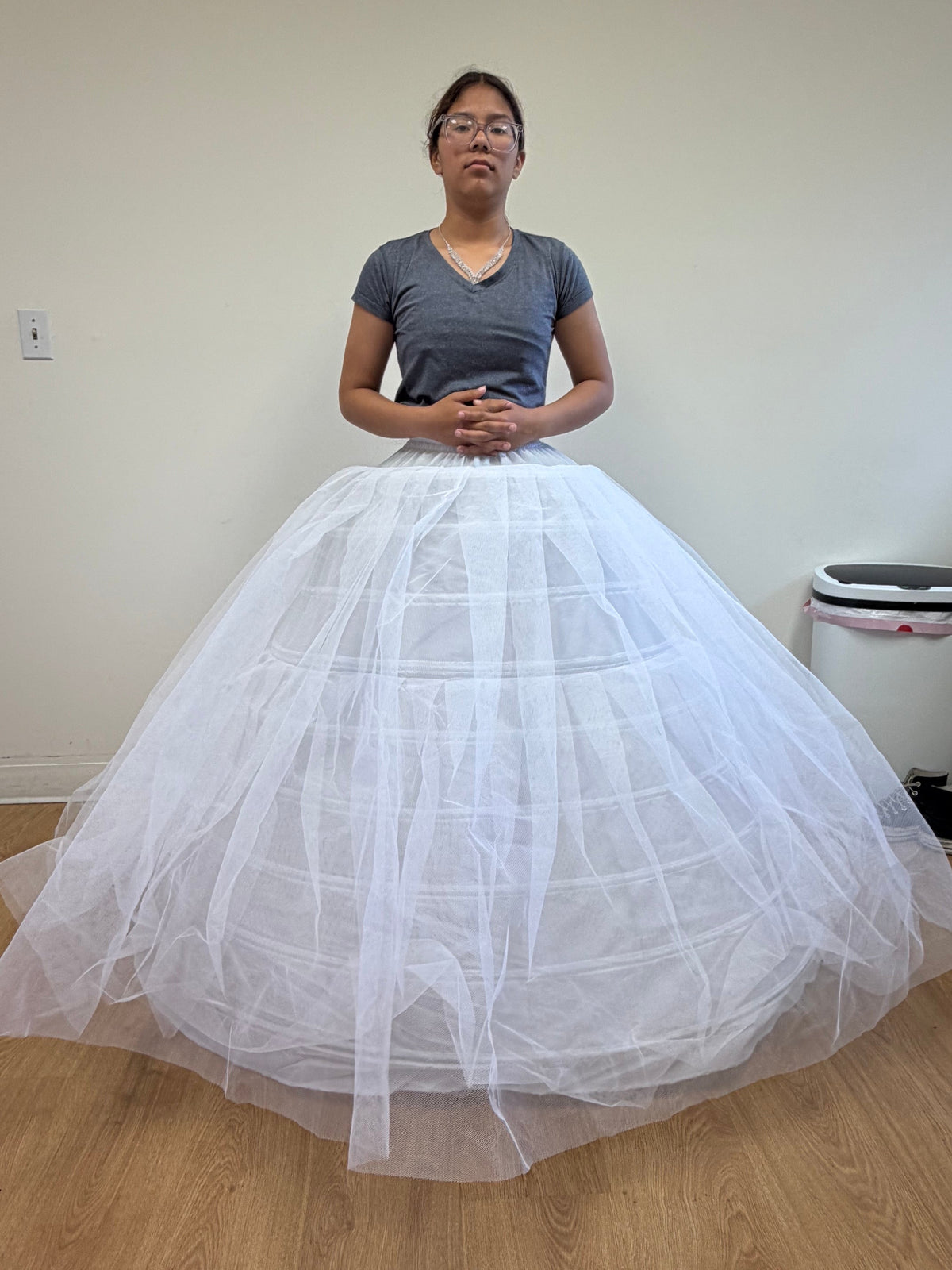 Crinoline 9 Hoop Skirt Petticoat for Quinceanera Dresses & Ball Gowns-New Collection