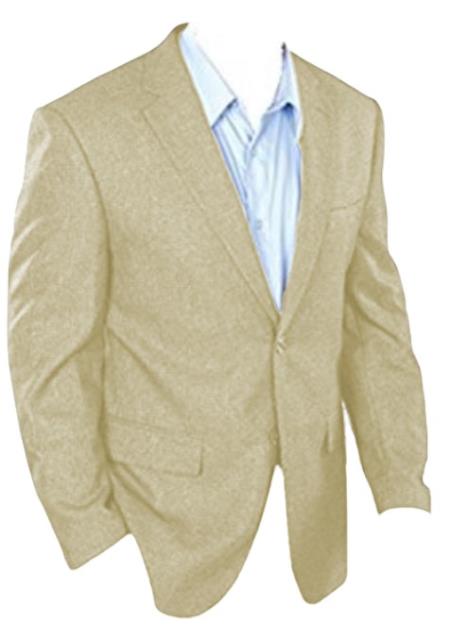 Classic Fit Ivory Sport Jacket for Men
