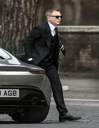 James Bond Black Suit - Classic Costume Look