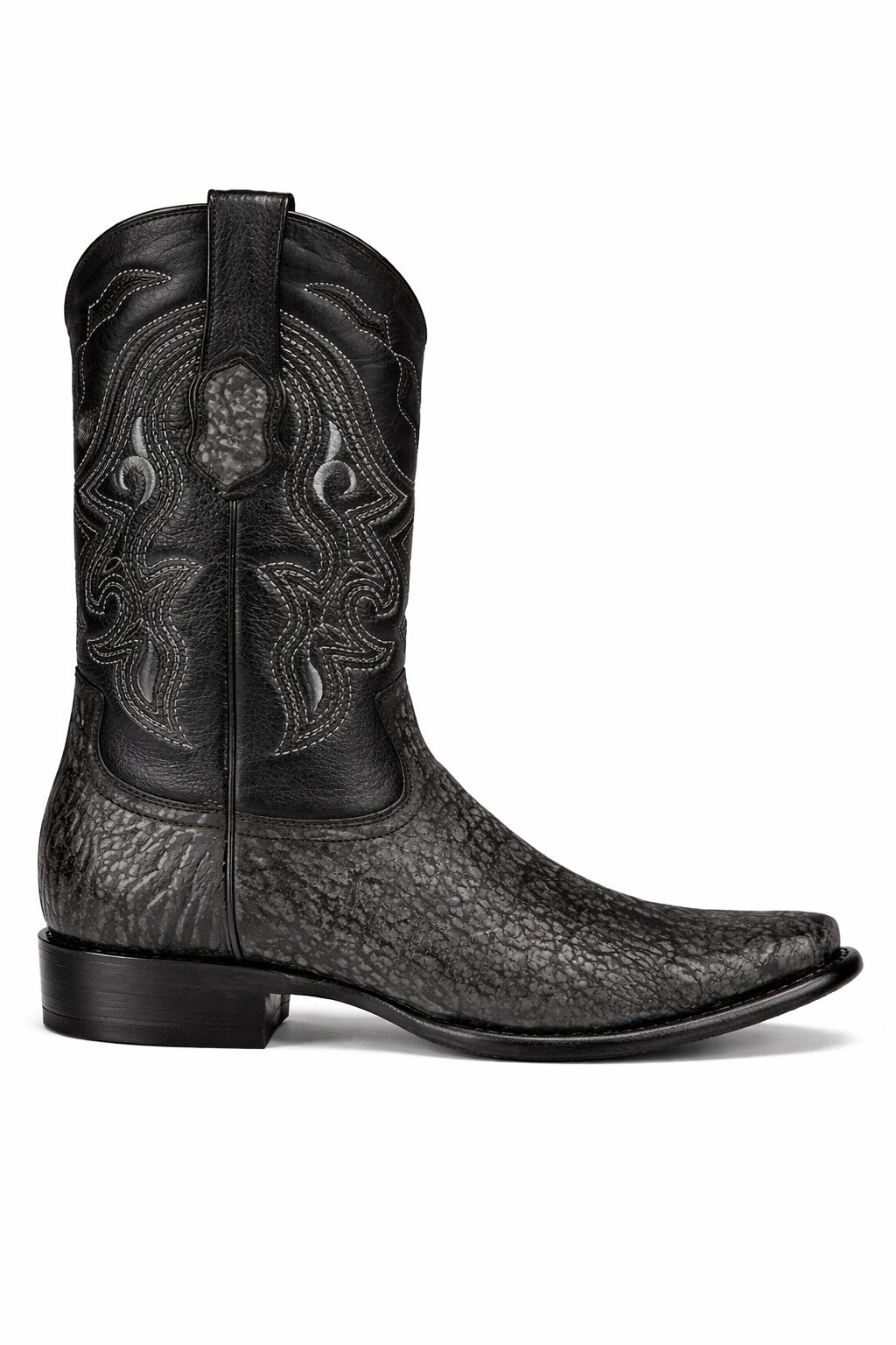 Black Shark Skin Boots Dubai by King Exotic Boots