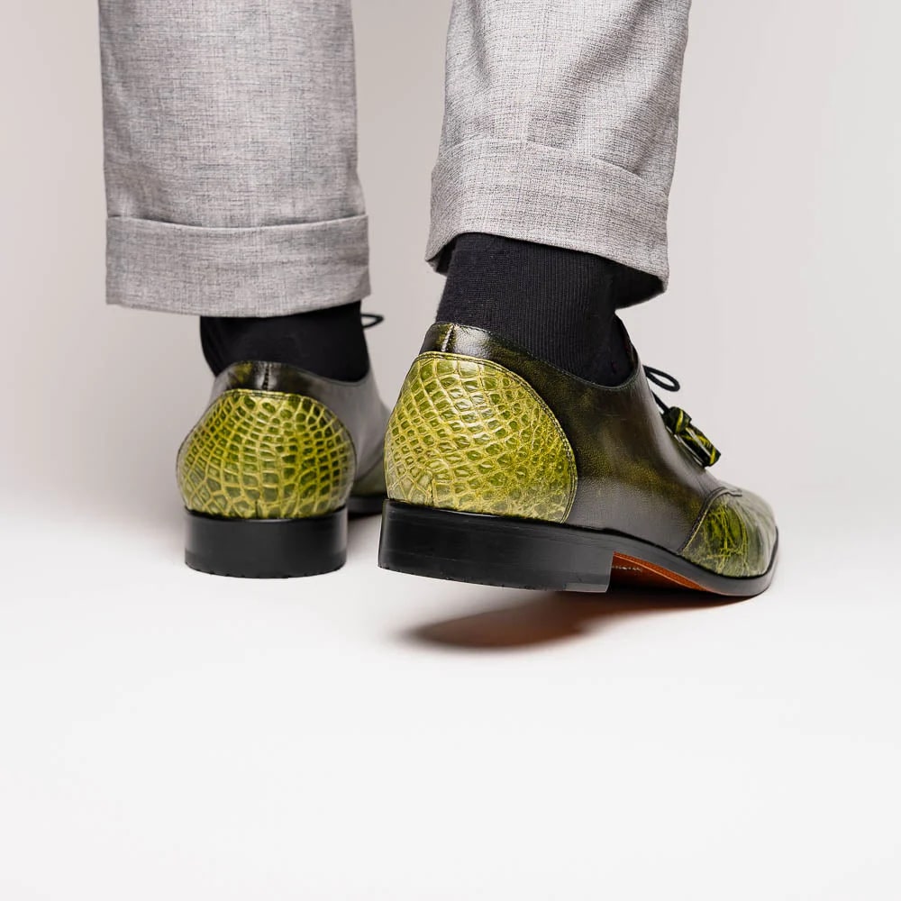 Anzio Alligator & Calfskin Oxfords by Marco Di Milano