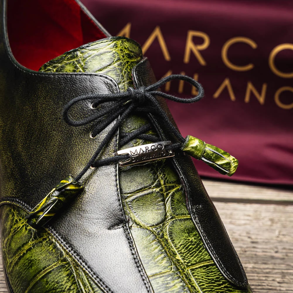 Anzio Alligator & Calfskin Oxfords by Marco Di Milano