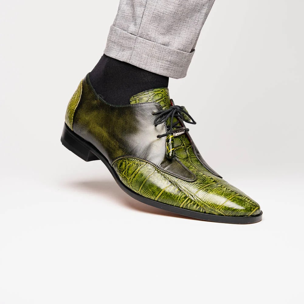 Anzio Alligator & Calfskin Oxfords by Marco Di Milano