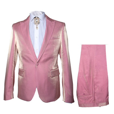 ROSSI MAN LEO RM1602 Velvet 2-Piece Suit