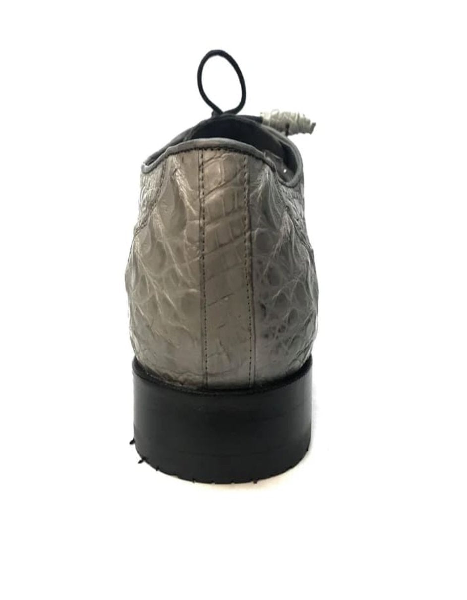 Los Altos Crocodile All-Over Lace Up Shoes