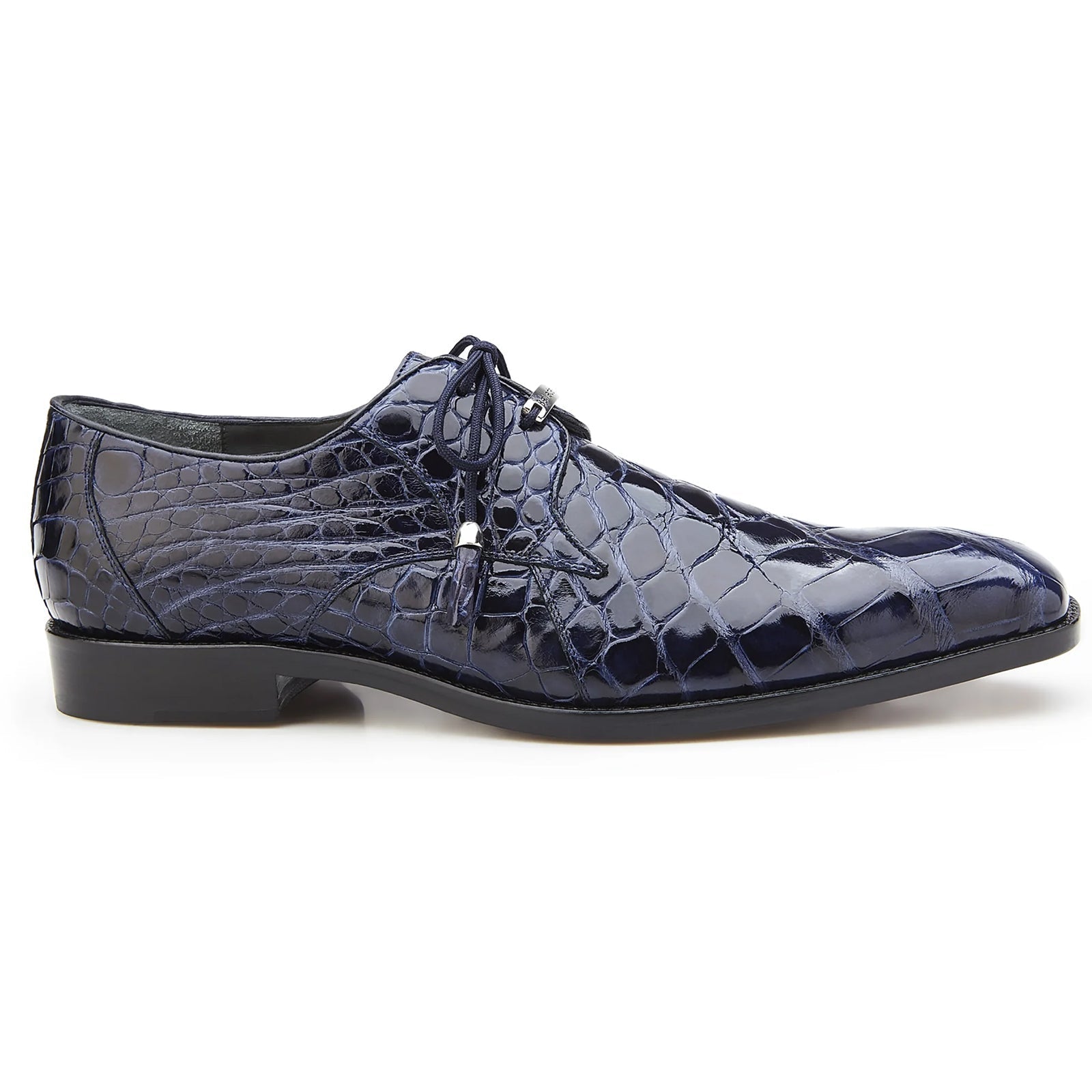 Belvedere Lago Alligator Dress Shoe - Navy