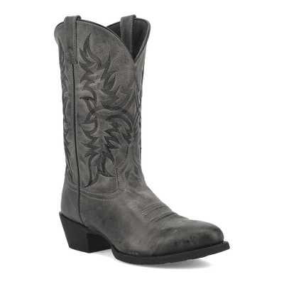 Laredo Men's Harding Leather Boot - Western Gray Classic