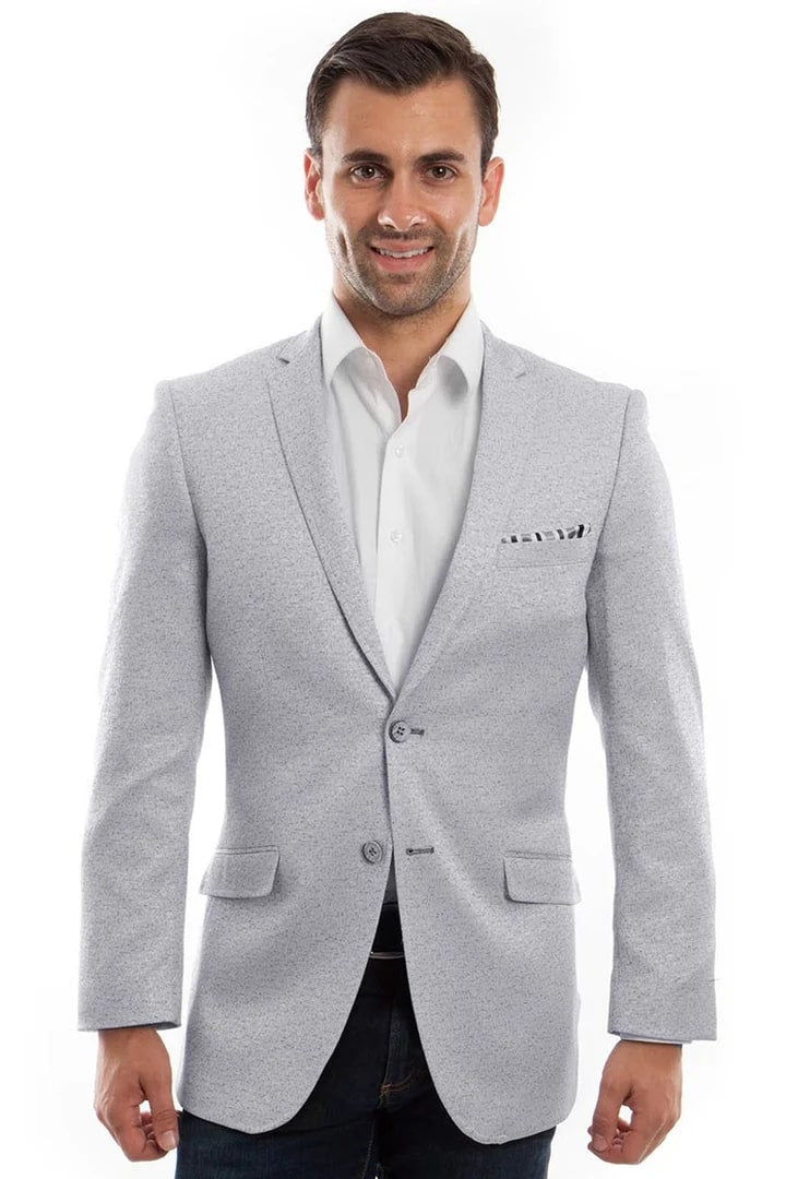 Slim Fit Lavender Blue Speck Blazer