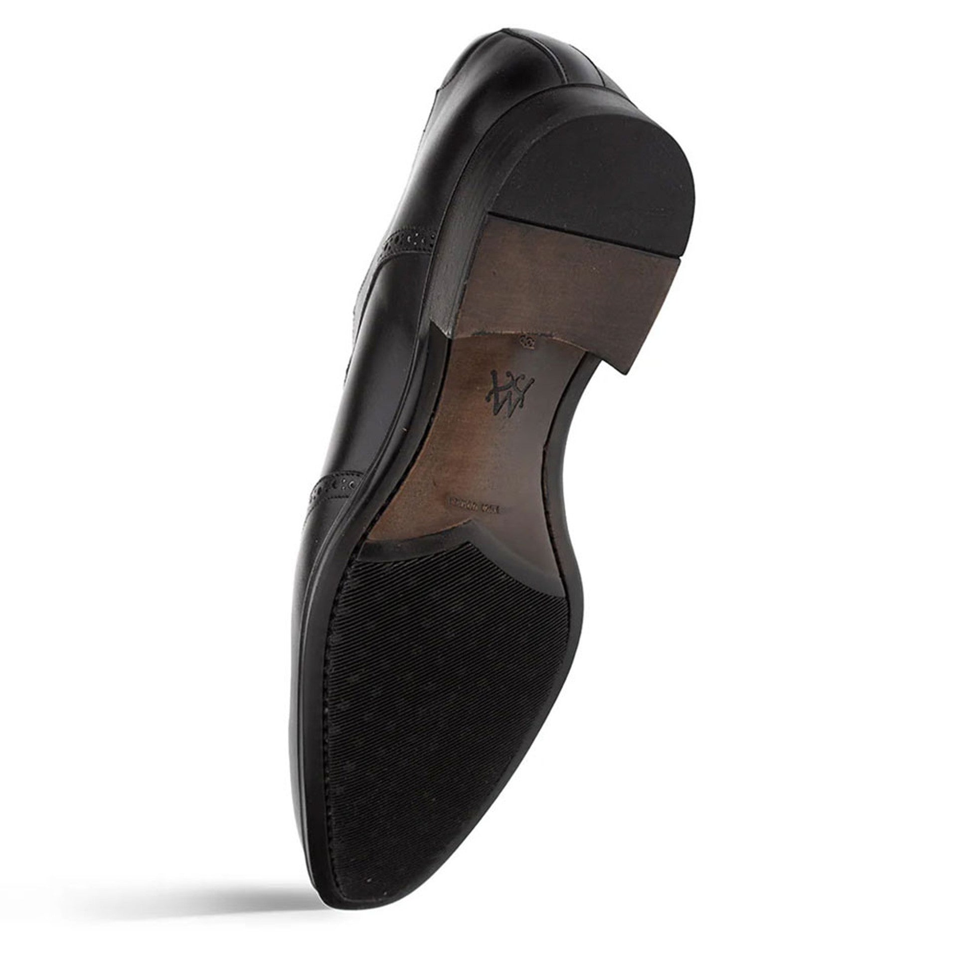 Mezlan Tasso Calfskin Black Derby Oxfords