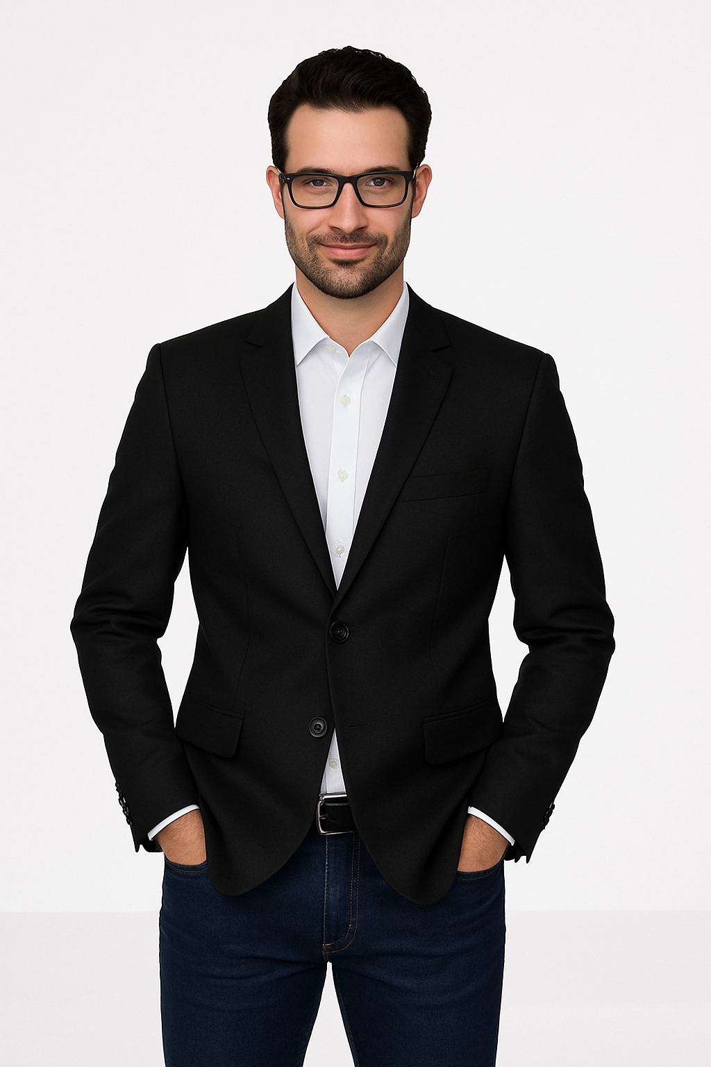 Men's Summer Linen Light Weight Blazer ~ Sport coat ~ Jacket Black