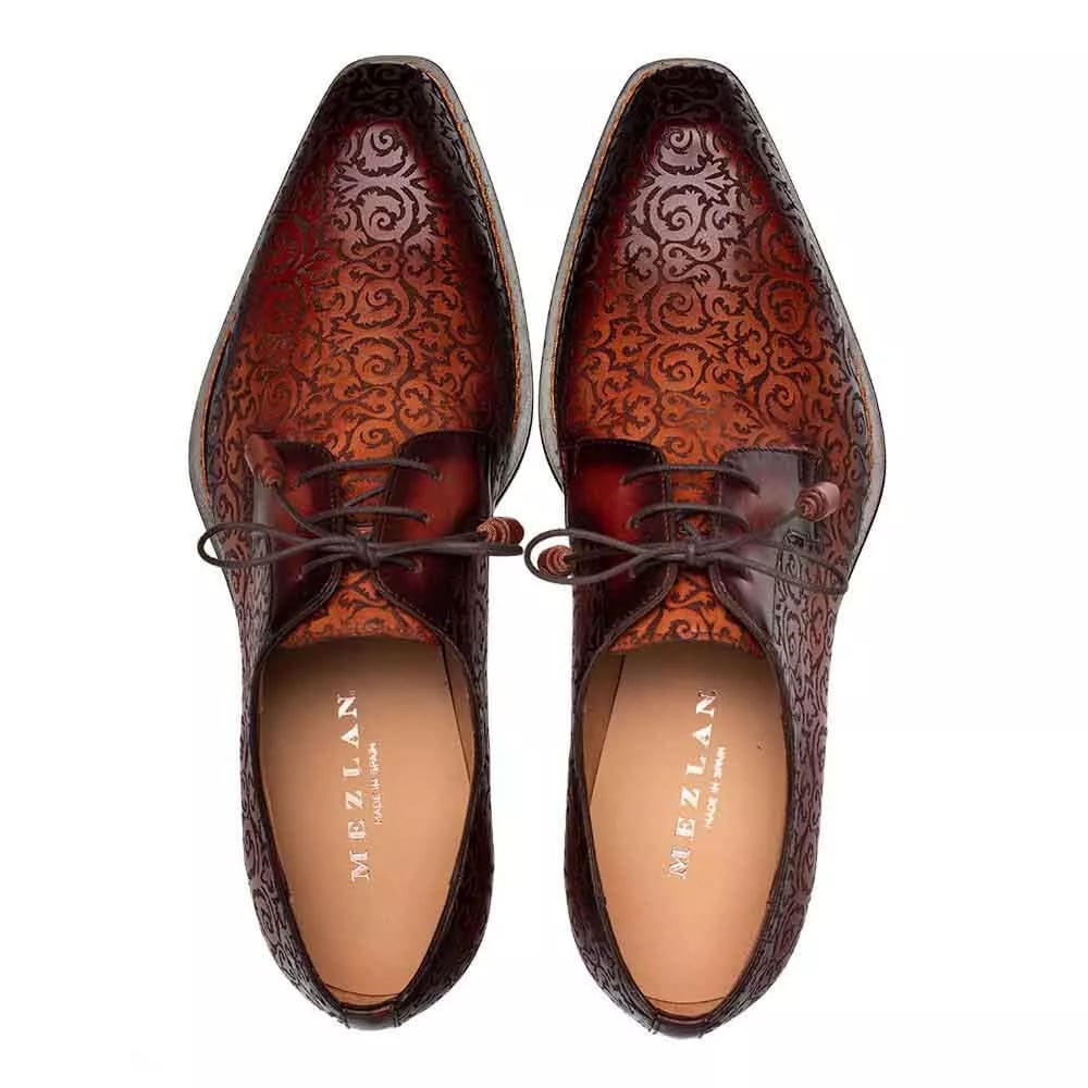 Mezlan Lontani Lace-Up Brogue Derby Shoes