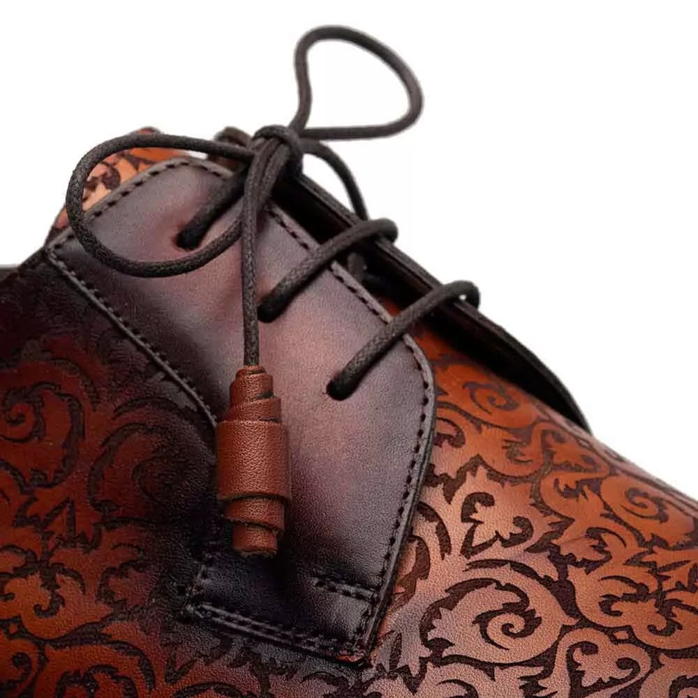 Mezlan Lontani Lace-Up Brogue Derby Shoes
