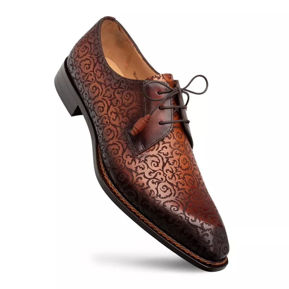 Mezlan Lontani Lace-Up Brogue Derby Shoes