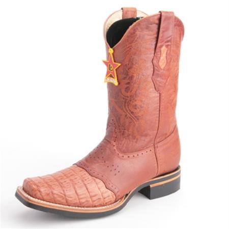 Men's Genuine Ostrich Leg King Exotic Cowboy Style By los altos Boots botas For Sale Western Cowboy Cognac Boot - Botas De Avestruz