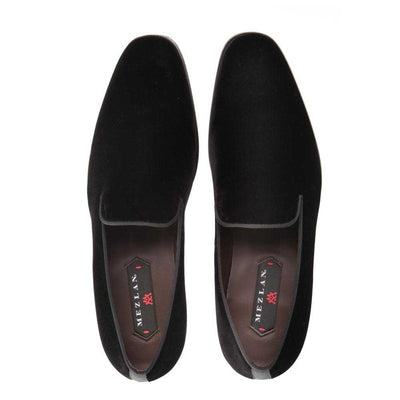 Black Velvet Men’s Slip On by Mezlan