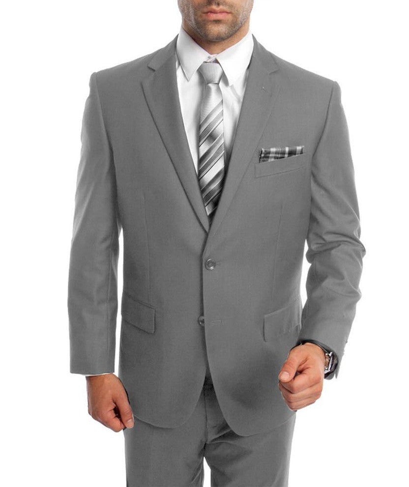 Bacchus Modern Fit Two Piece Suit, Light Gray