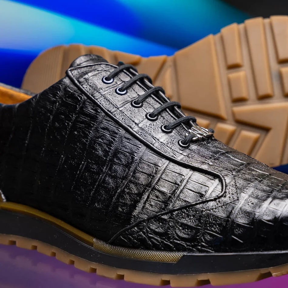 Marco Di Milano Alonzo Caiman Crocodile Sneakers