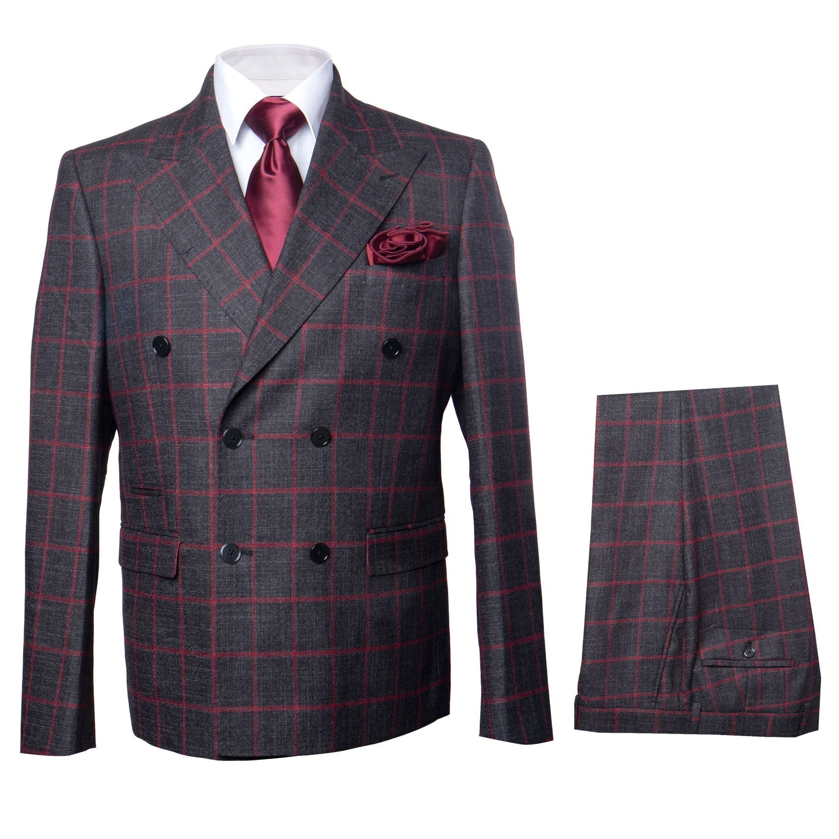 Rossi Man Milano Black Formal Suit RM1844