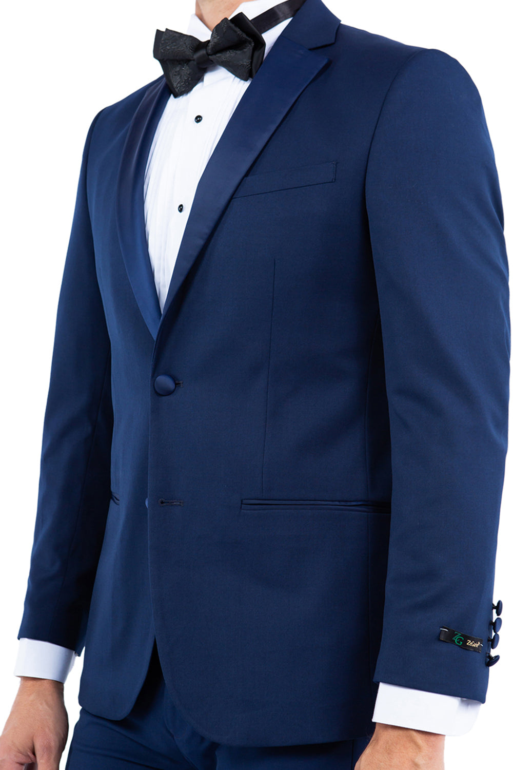 Men's Navy Notch Lapel Tuxedo Jacket
