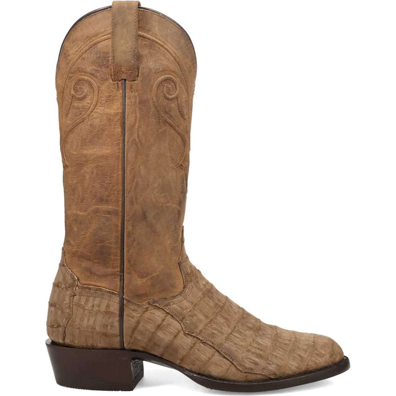 Dan Post Makara Caiman Leather Boot - Brown