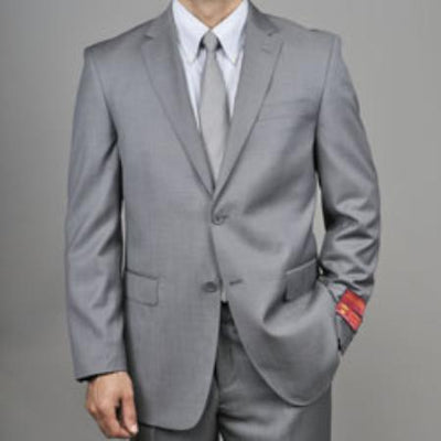 Authentic Tiglio Brand Grey 2-button Suit - High End Suits - High Quality Suits