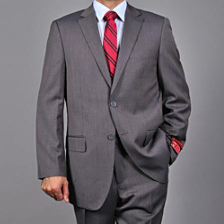 Authentic Mantoni Brand Men's Grey 2-button Suit - High End Suits - High Quality Suits