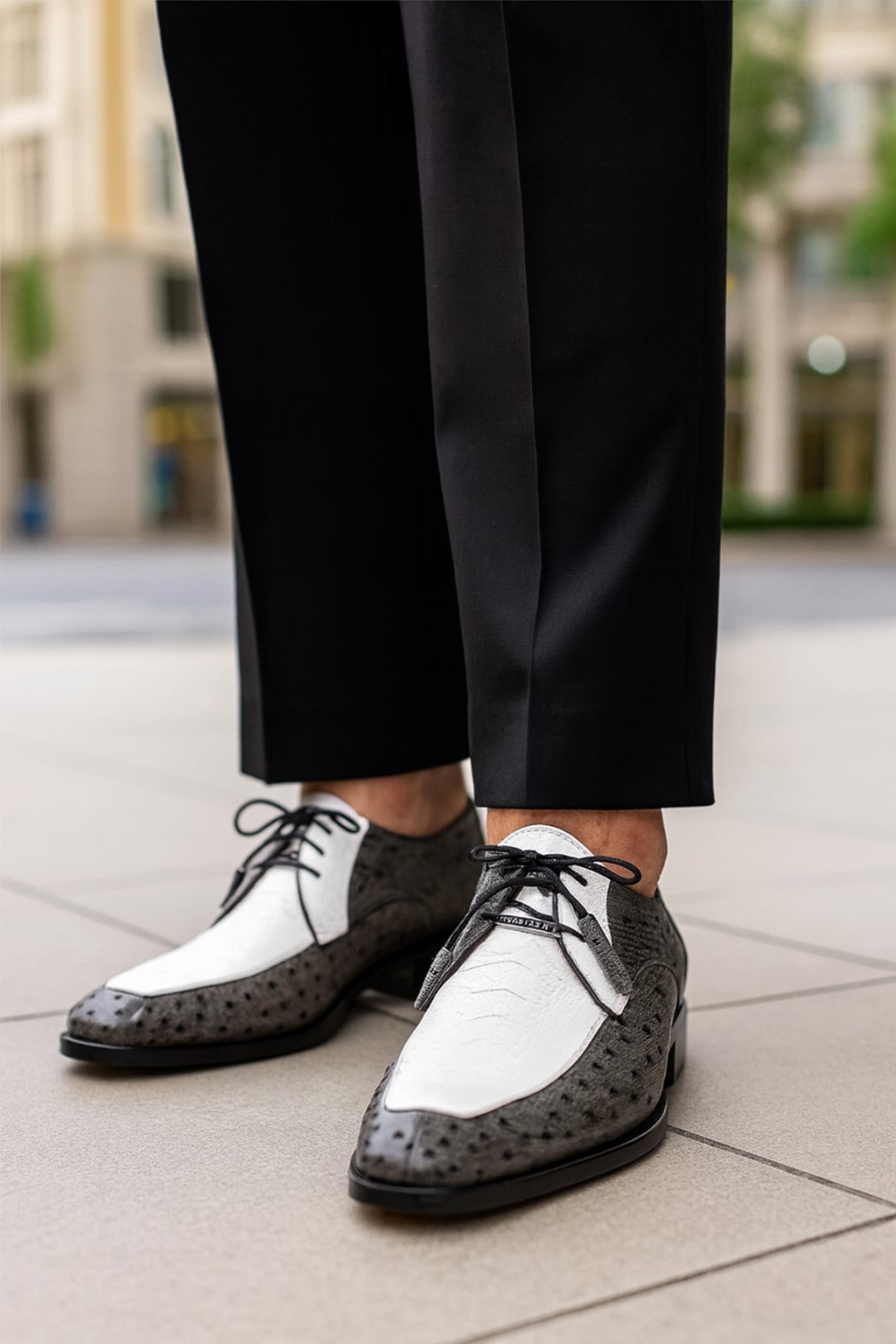 Marco Di Milano Andretti Ostrich Leg Shoes