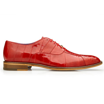 Belvedere Mare Ostrich & Eel Skin Dress Shoe