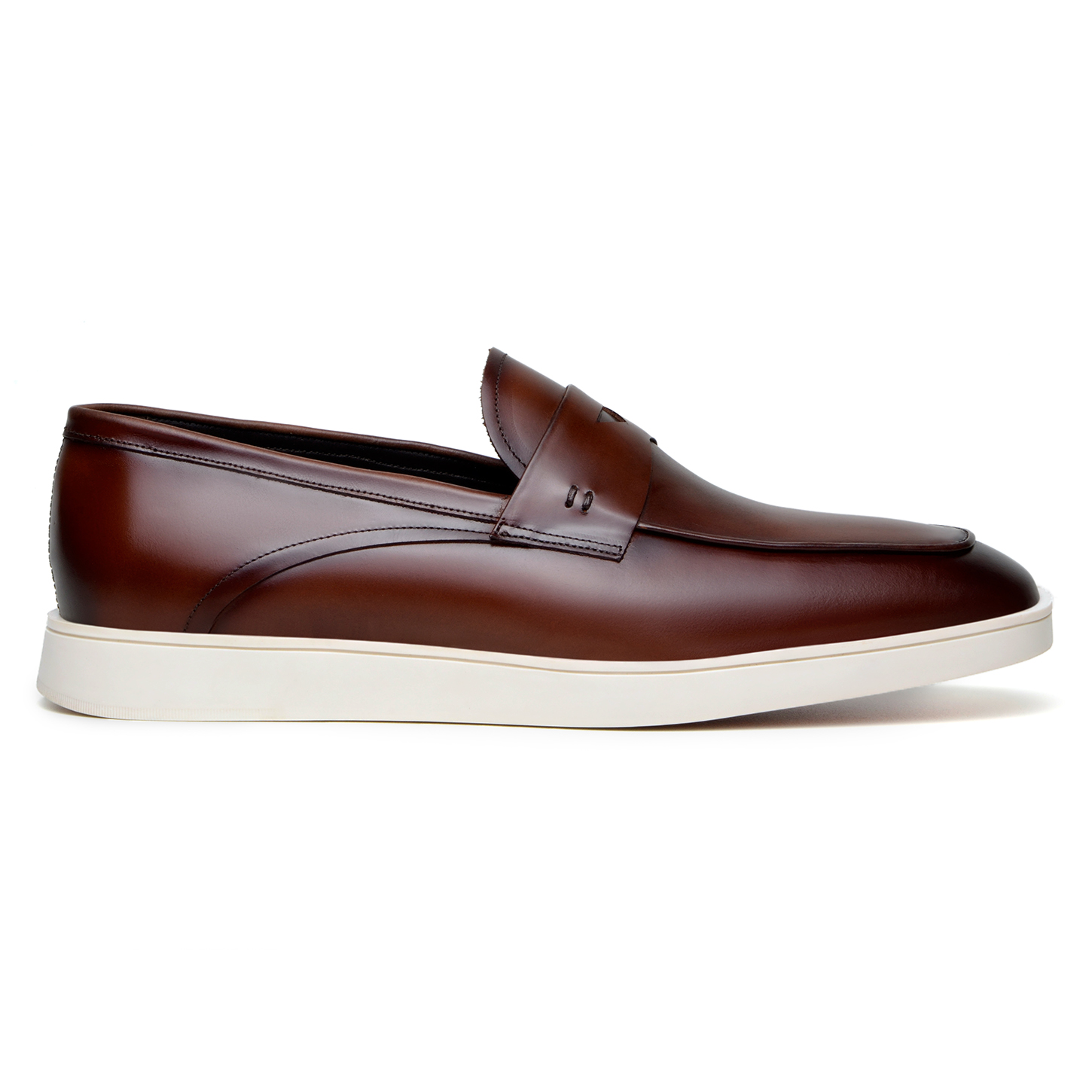Belvedere Maurizio Cognac Genuine Crocodile Dress Shoe