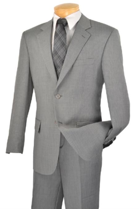 Men's 1 Button Gray Suit main image 0