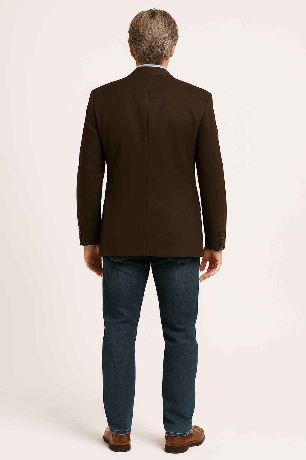 Men's Brown 2 Button Fashion Dress Casual Blazer