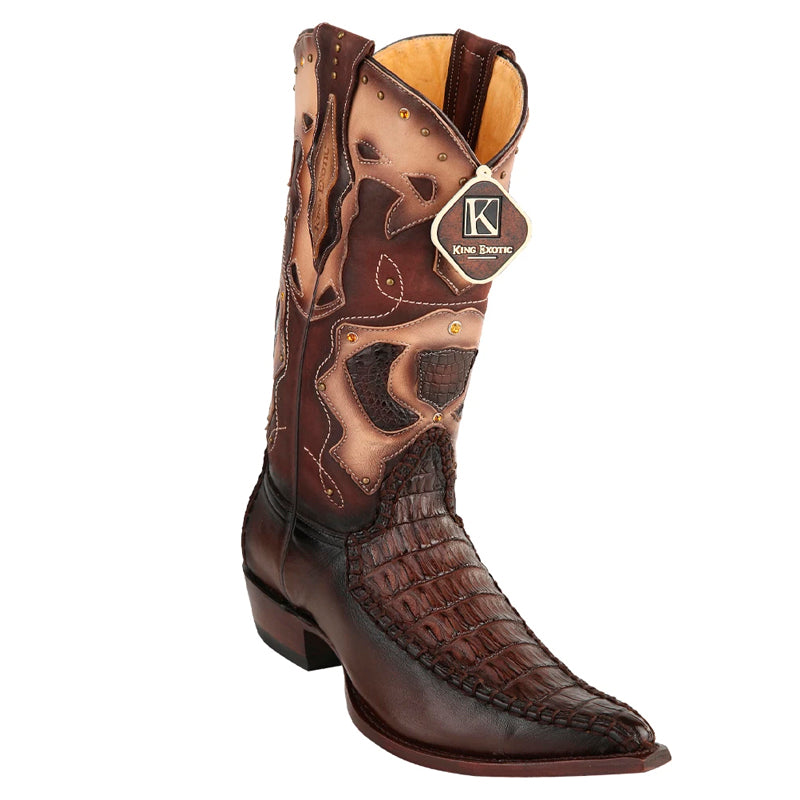 Caiman Belly 3x Toe Boots by King Exotic