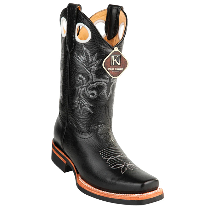 King Exotic Handcrafted Leather Cowboy Boots