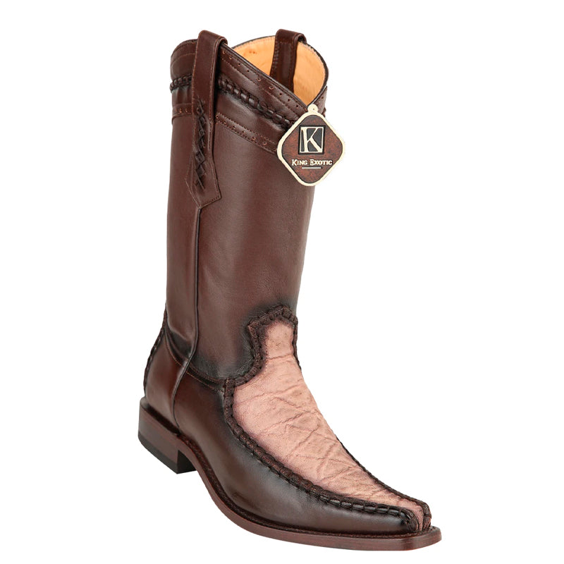 King Exotic Elephant Boots European Toe Oryx