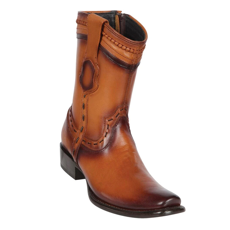 King Exotic Faded Honey Dubai Toe Boots