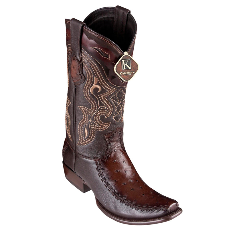 King Exotic Ostrich Boots Dubai Toe Handcrafted