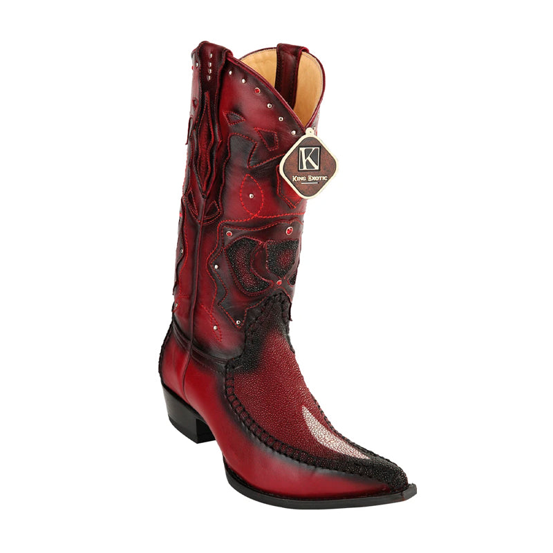 King Exotic Stingray 3x Toe Handcrafted Boots