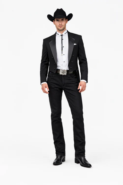 Men's Western Black Tail Tuxedo by Rossiman