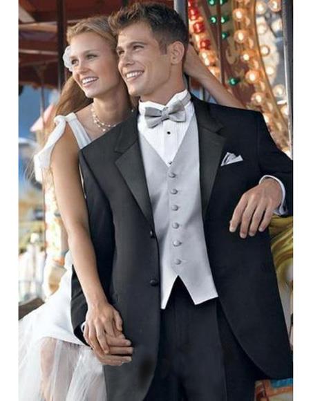High Quality 2-Button Side Vented Super 120's tuxedo suits + Shirt + Any