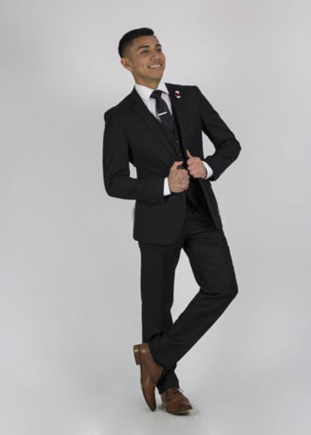 Men's Purple 2 Button  Slim Fit Suit main image 1